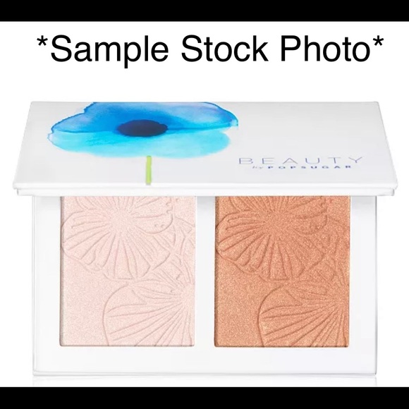 NWT BEAUTY by POPSUGAR “Be Bright” Shimmer Highlighter Palette “COOL IT NOW” - Picture 7 of 7